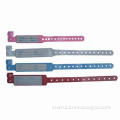 ID Bracelets, Made from Soft and Nontoxic PVC Film, for Hospital Use